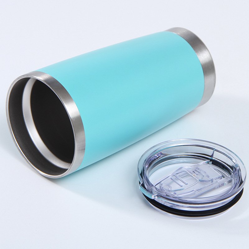 Wholesale 20oz Stainless Steel Tumblers With Lid 304 Stainless Steel Double Wall Vacuum Insulated Travel Coffee Mug