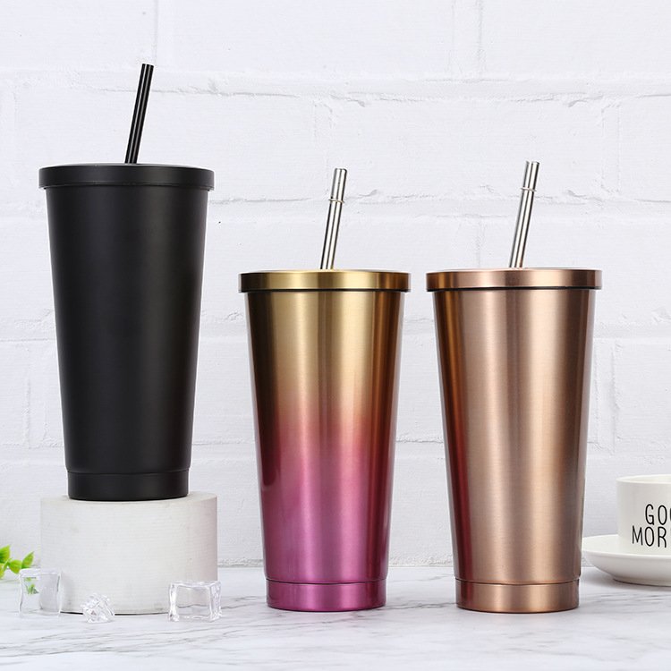 Top Seller Custom Double Wall Stainless Steel 17Oz Stainless Steel Double Wall Vacuum Mug Coffee Cups Thermal Coffee Tumbler