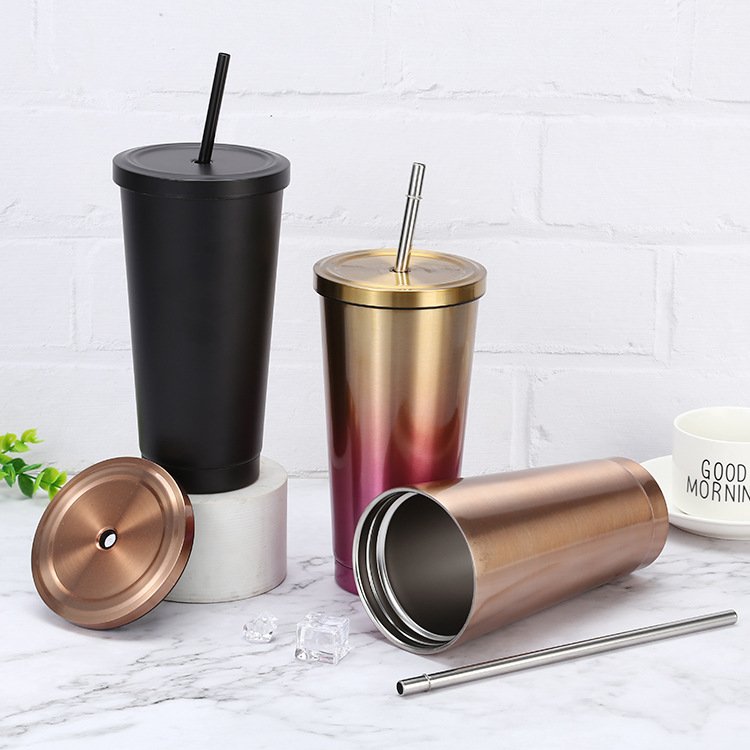 Top Seller Custom Double Wall Stainless Steel 17Oz Stainless Steel Double Wall Vacuum Mug Coffee Cups Thermal Coffee Tumbler