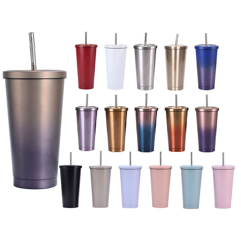 Top Seller Custom Double Wall Stainless Steel 17Oz Stainless Steel Double Wall Vacuum Mug Coffee Cups Thermal Coffee Tumbler