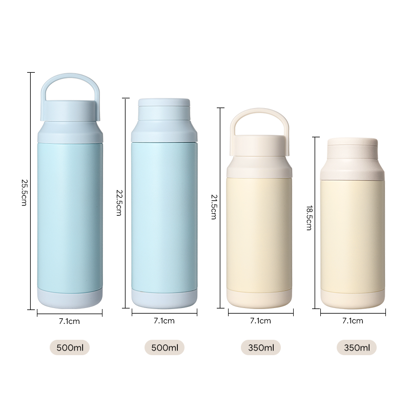 350/500ml Trendy ODM Double Walled Stainless Steel Drink Water Bottles Outdoor Vacuum Flask With Infuser