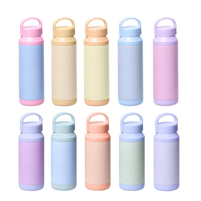 350/500ml Trendy ODM Double Walled Stainless Steel Drink Water Bottles Outdoor Vacuum Flask With Infuser