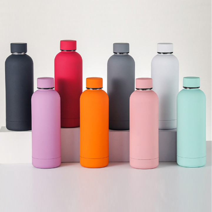 Water Bottles 500ml Cold And Hot Bottles Stainless Steel Tumblers Mugs With Lid Insulated Flask Water Bottles