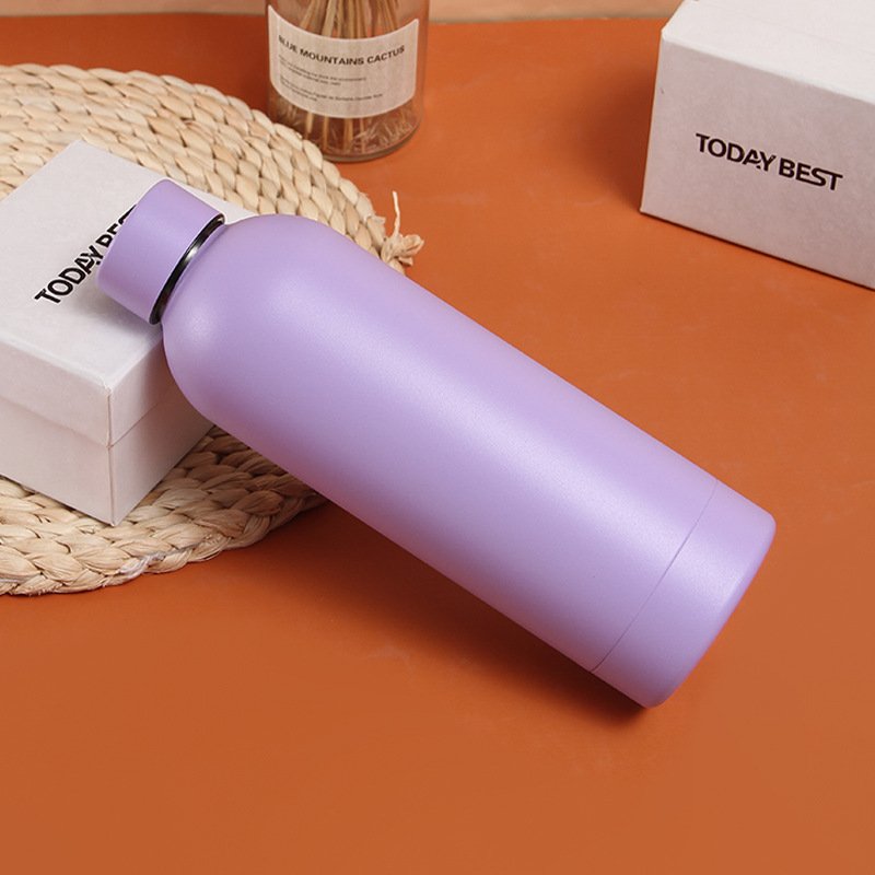 Hot 12Oz 20Oz 24Oz 32Oz 64Oz Custom Colorful Powder Coated Stainless Steel Insulated Sports Gym Kids Water Bottle With Straw