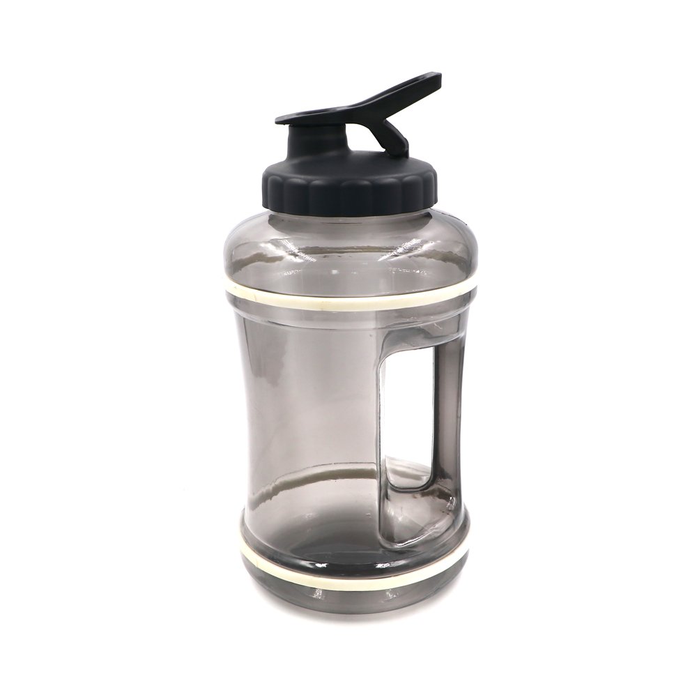 Real eco friendly wide mouth PETG BPA free 2.6L 2L 2 liter plastic fitness sport protein shaker water bottle