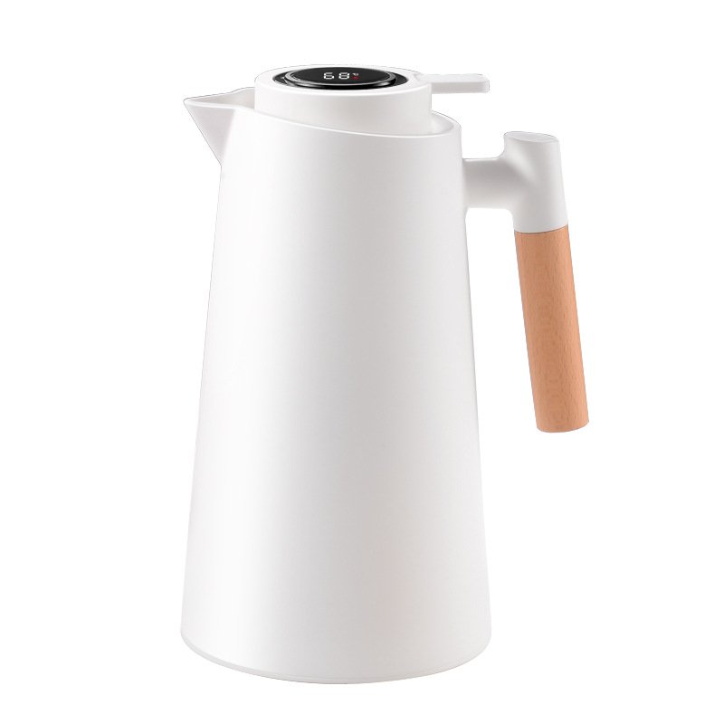 1L Vacuum Jug Insulated Tea Carafe Double Wall Insulation Pot Hot Water Bottle Dispenser for Coffee Customized Stainless Steel