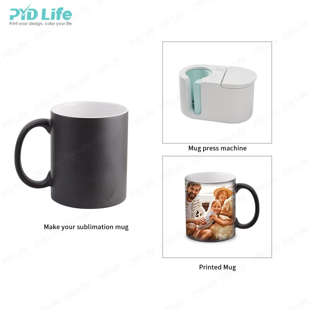 Wholesale Custom Sublimation Blank Ceramic Mug 11oz Magic Mug Color Changing Sublimation Mug