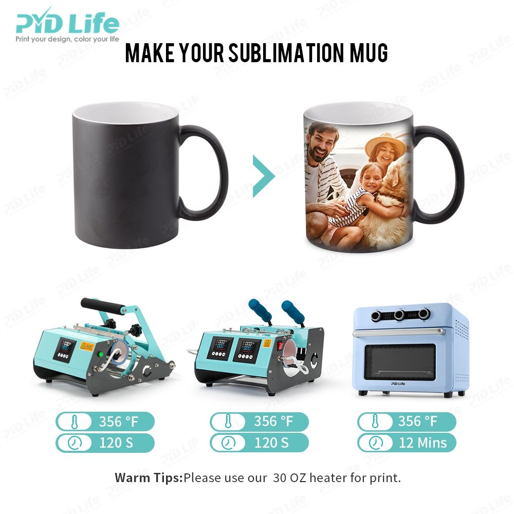 Wholesale Custom Sublimation Blank Ceramic Mug 11oz Magic Mug Color Changing Sublimation Mug