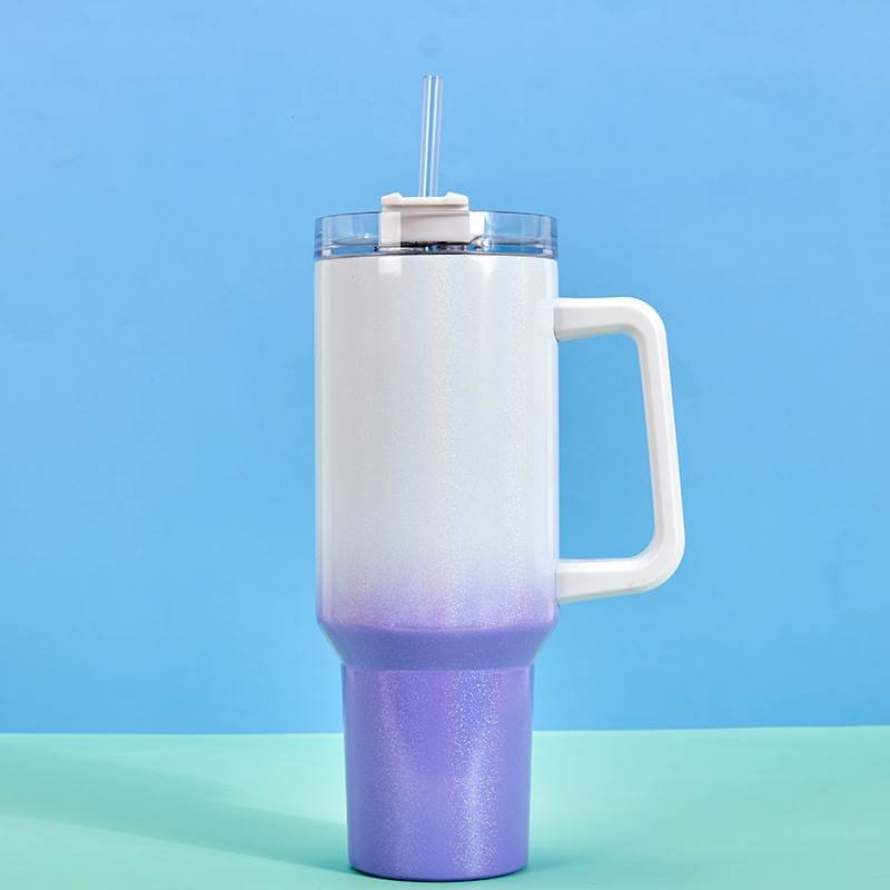 Coffee Insulation Cup With Handle Straw Portable Car Stainless Steel Water Bottle Large Capacity Travel BPA Free Thermal Mug