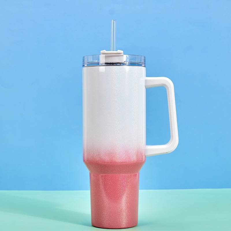 Coffee Insulation Cup With Handle Straw Portable Car Stainless Steel Water Bottle Large Capacity Travel BPA Free Thermal Mug