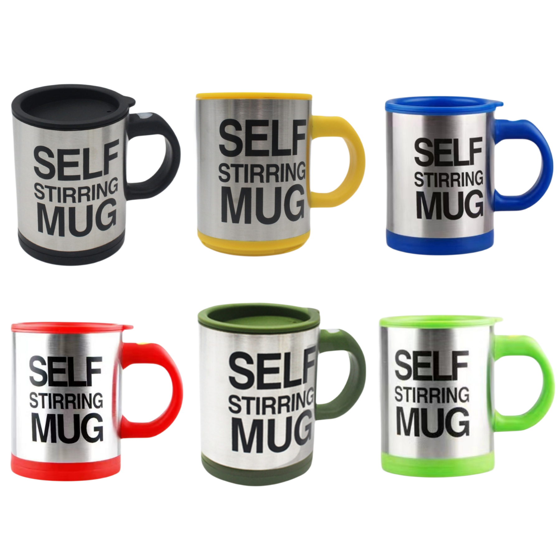 stirring stir mug cup self making coffee mug Kitchen Dining & Bar Drinkware Magnetic Mixing Electric Automatic Milk Stainless