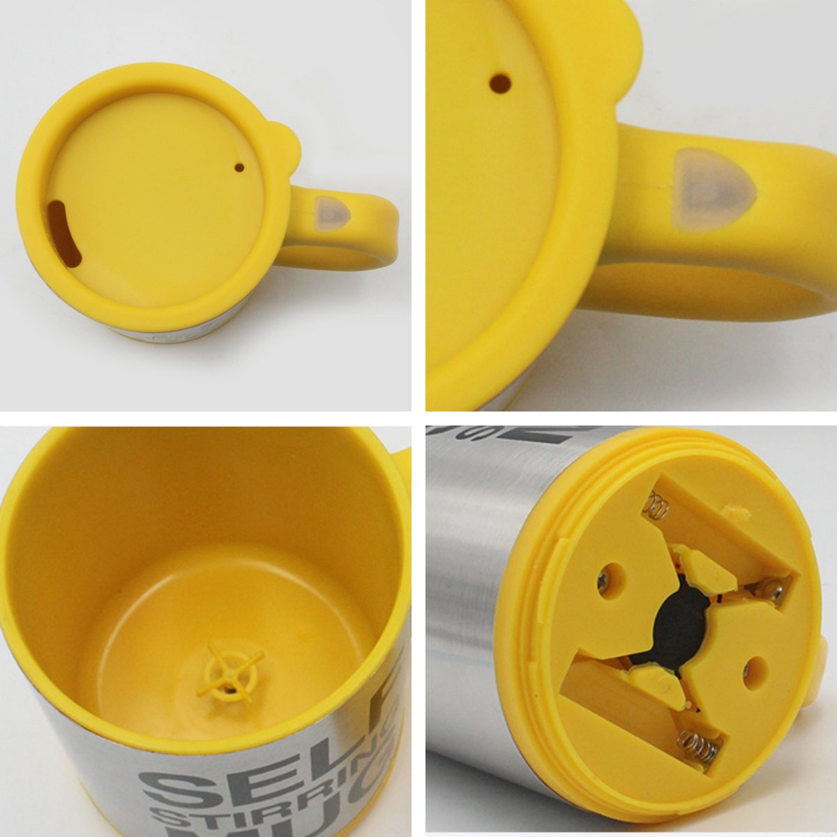 stirring stir mug cup self making coffee mug Kitchen Dining & Bar Drinkware Magnetic Mixing Electric Automatic Milk Stainless