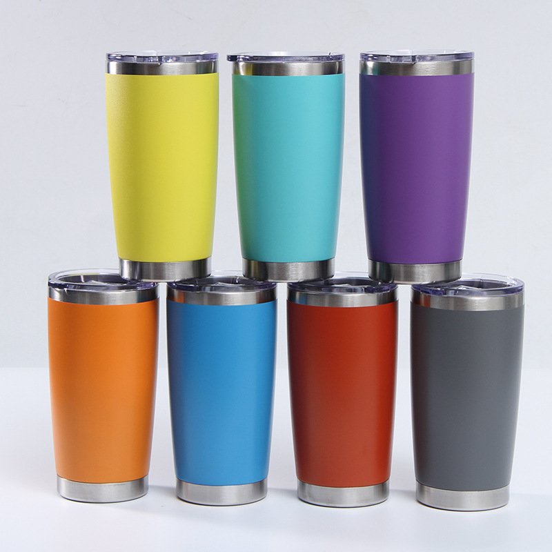 Wholesale Custom logo Stainless Steel Insulated 20oz 30oz 20 oz 30 oz Coffee Travel Tumbler Mug Cup Water Bottle Thermal Wine