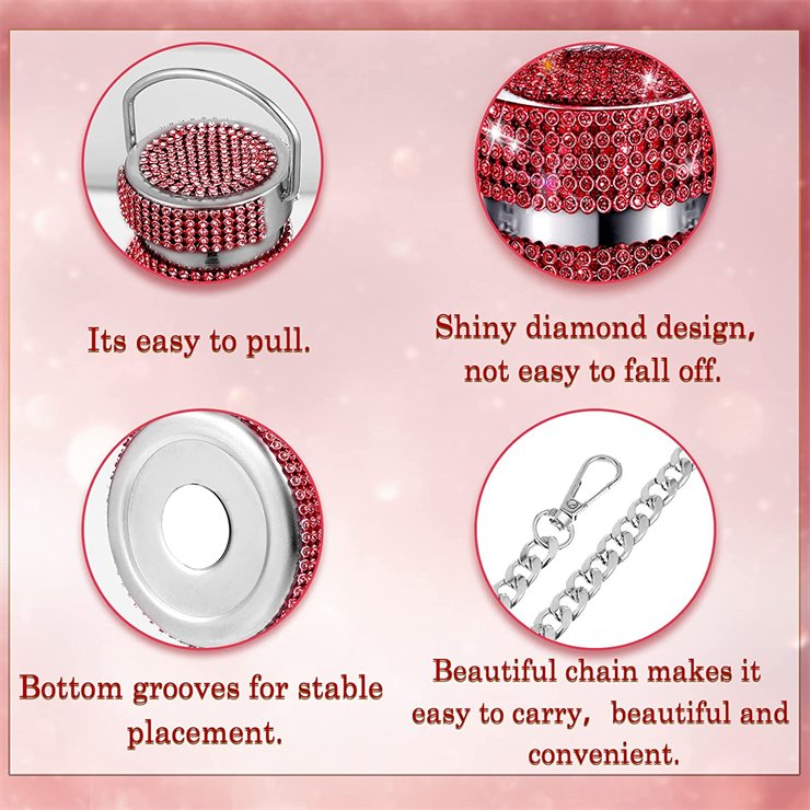 Diamond Water Bottle,Bling Diamond Vacuum Flask Sparkling Glitter Thermo Bottles for Women High end Insulated Bottle