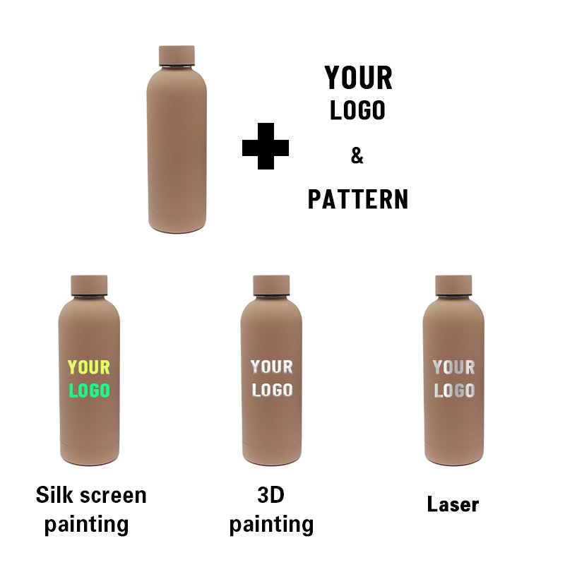 High Quality Sport Water Bottle 1l Thermal Bottle Wood Lid Water Bottle Stainless Steel Vacuum Insulated Thermos For Girls