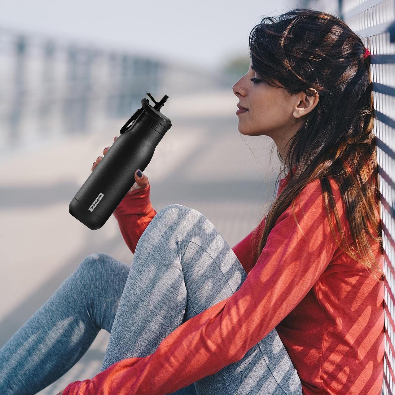 High quality Portable Double Wall 304 Stainless Steel thermos Thermoses Vacuum Flasks & Thermoses with Rope