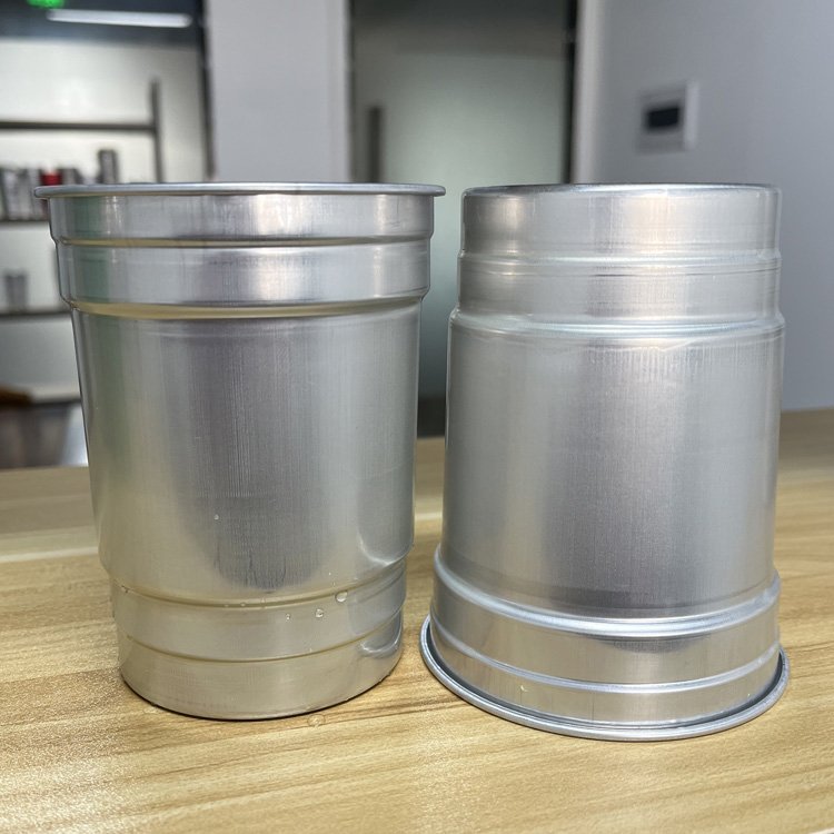 Small Quantity High Quality Patented 1-Color Print Logo Anodized Ball Aluminum Cup Custom Beer Mug 16Oz