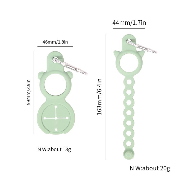 Silicone Water Bottle Clip with Buckle Water Bottle Silicone Carrier Grip for Running Outdoor Water Bottle Carrier Holder
