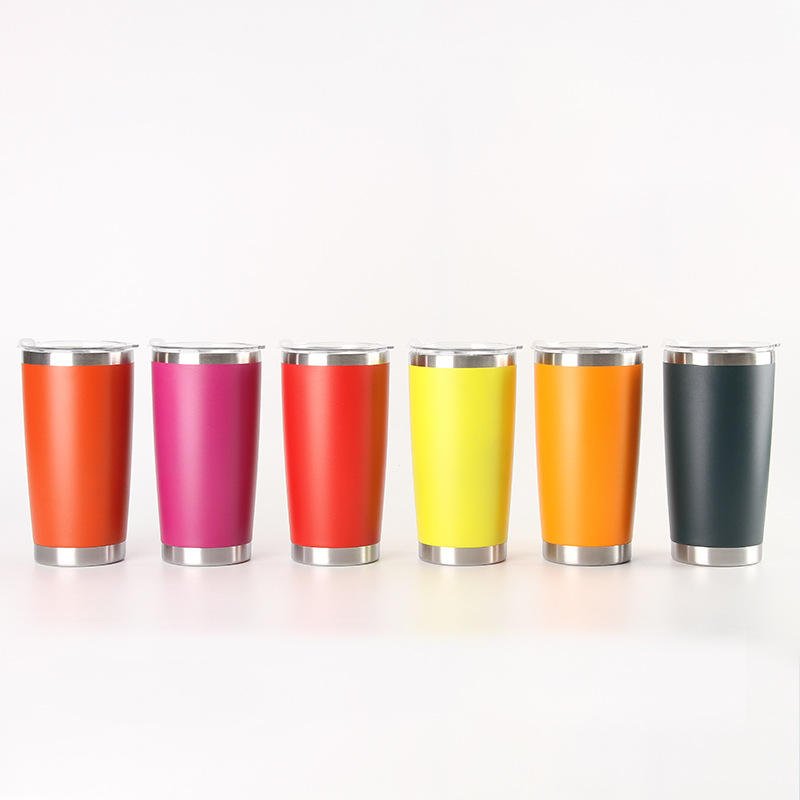 Stainless Steel Tumbler Bulk with Lid Vacuum Double Wall Insulated Travel Coffee Mug with Free Spare Parts