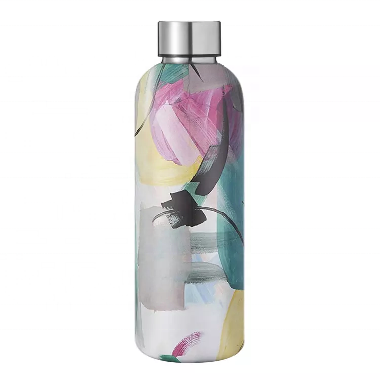Bpa free hot and cold custom logo thermal drink bottle double wall vacuum flask insulated stainless steel water bottle