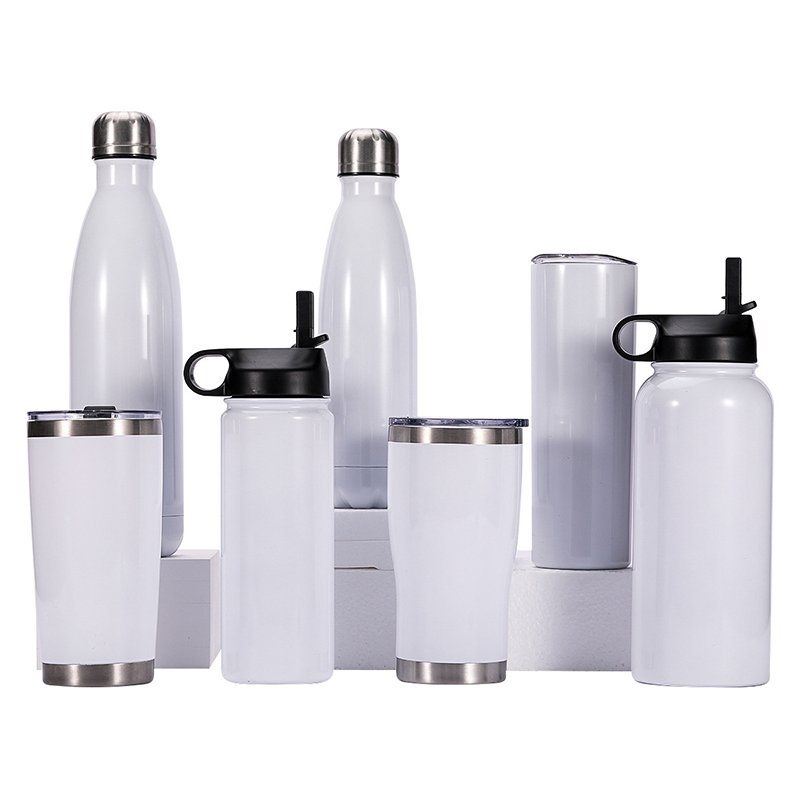 Sublimation Product Insulated bottles wholesale 24OZ vacuum flasks & thermoses drink ware frosted sublimation blank water bottle