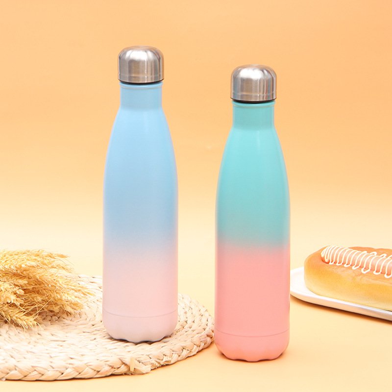 Good Quality Blue 17oz Cola Water Bottle Blue 650ml Water Bottle Applicable Water Bottle For Adults