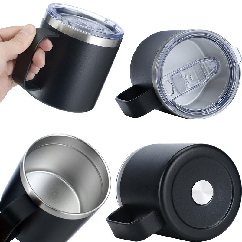 12oz 14oz Double Wall Insulated Vacuum Tumbler With Lid Stainless steel coffee mugs Stainless steel Mark cup