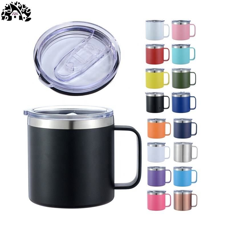 12oz 14oz Double Wall Insulated Vacuum Tumbler With Lid Stainless steel coffee mugs Stainless steel Mark cup