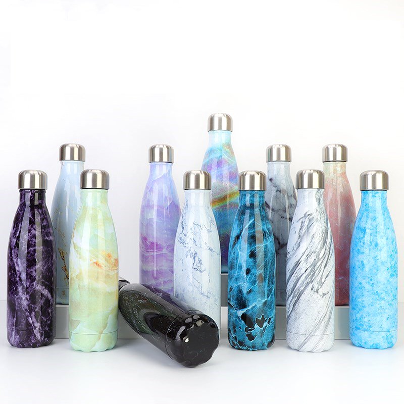 Customised Design 500ml Thermos Cup Stainless Steel Insulated Drink Water Bottle Vacuum Flasks
