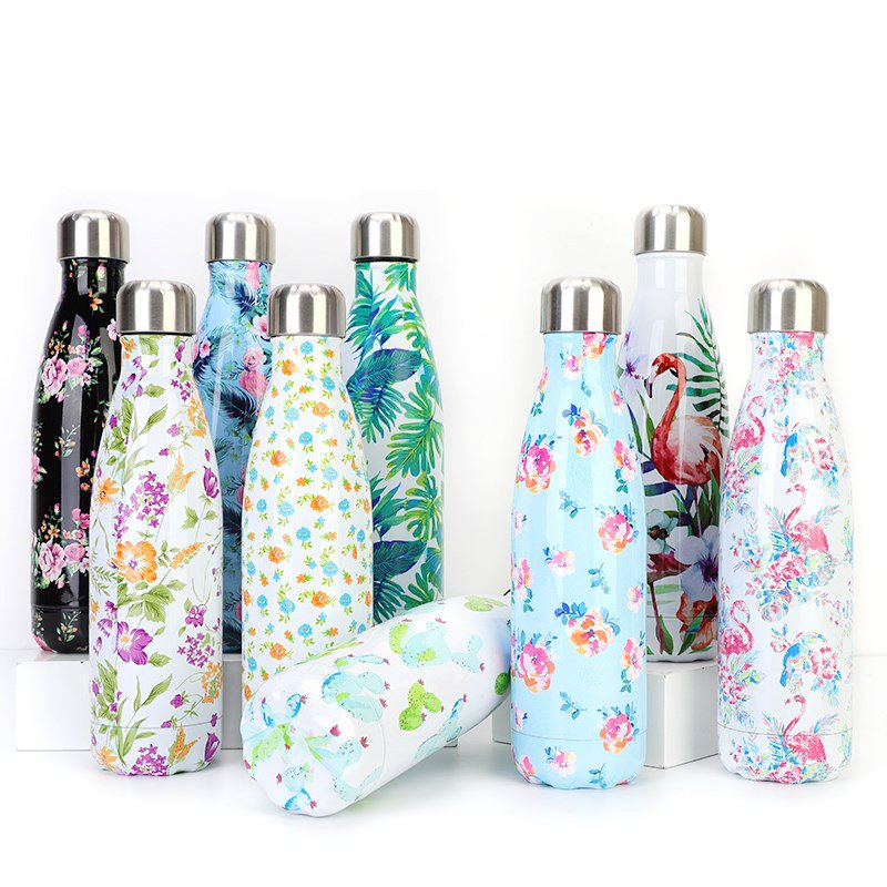 Customised Design 500ml Thermos Cup Stainless Steel Insulated Drink Water Bottle Vacuum Flasks