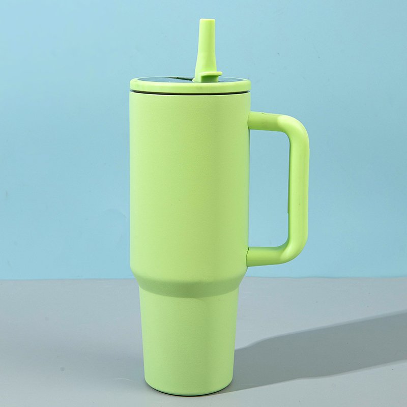 NEW 40oz Mug Customized Logo Tumbler Double Wall 304 Stainless Steel Mug With Handle Travel Mug Thermal Cup In Stock