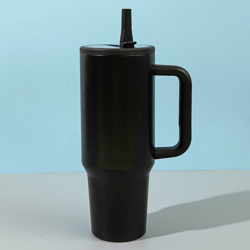 NEW 40oz Mug Customized Logo Tumbler Double Wall 304 Stainless Steel Mug With Handle Travel Mug Thermal Cup In Stock