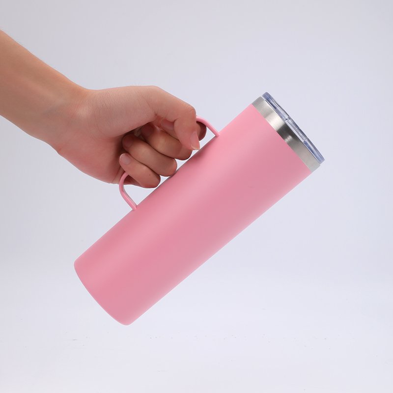 Hot Sales Custom Pink Double Layer Insulated Vacuum Flasks Tumblers Stainless Steel Water Bottles Jugs