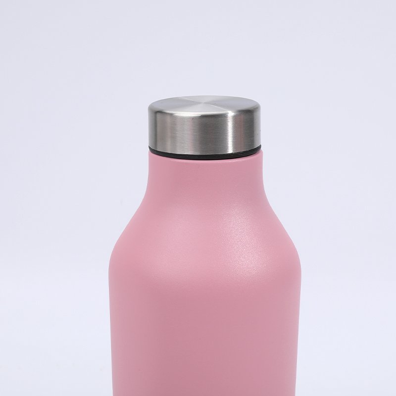 Hot Sales Custom Pink Double Layer Insulated Vacuum Flasks Tumblers Stainless Steel Water Bottles Jugs