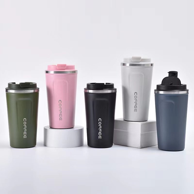 Coffee Cup Leaking proof Lid Custom Design Package Private Logo Insulated Thermal mugs vacuum flasks & thermoses