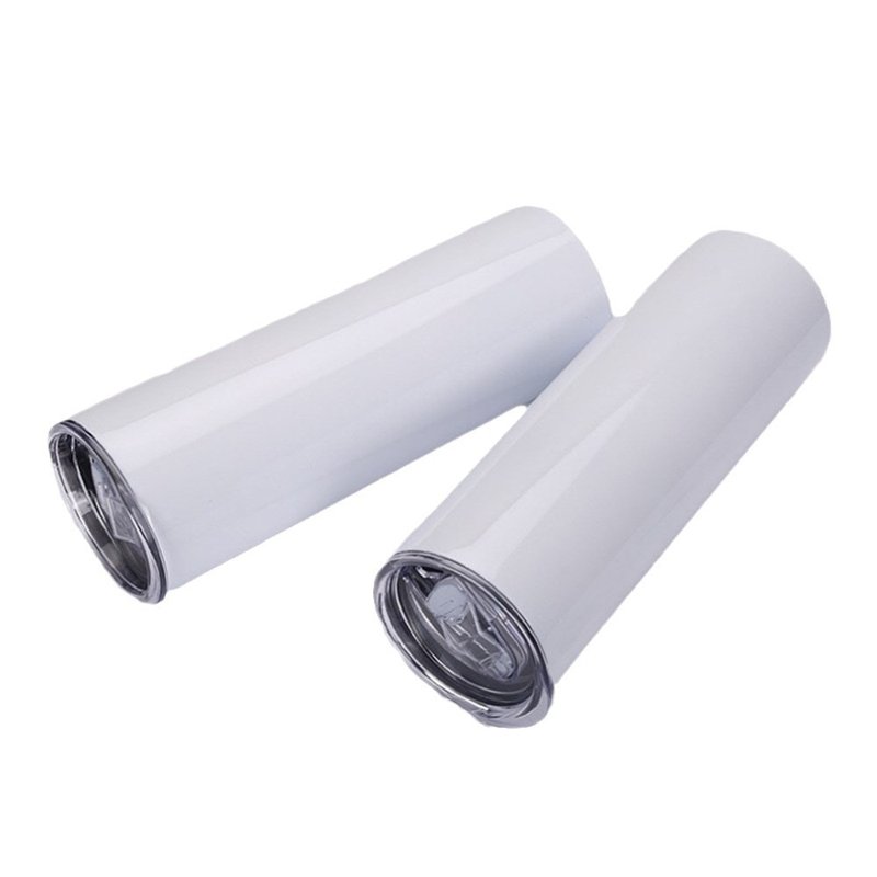 20oz Sublimation Tumblers Straight Insulated White Water Cups Tea blank sublimation tumbler Wine Tumbler Mug Bulk