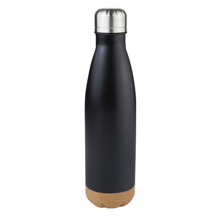 Prostar Cola Shaped Double Wall Vacuum Bottle Steel Cork Based Stainless Steel Thermos Bottle High Grade Drinking Bottle