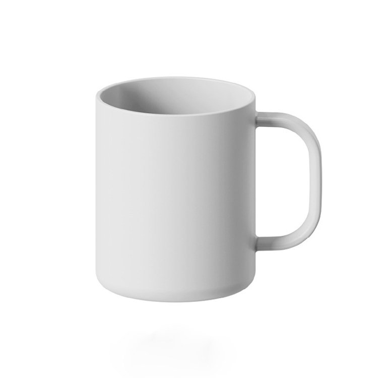Chinese Manufacturer White plastic mug cups plastic mugs souvenir