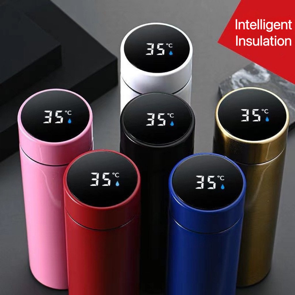 Wholesale Modern & Novelty 500ml Stainless Steel Vacuum Flask Smart Water Bottle for Everyday Casual Use