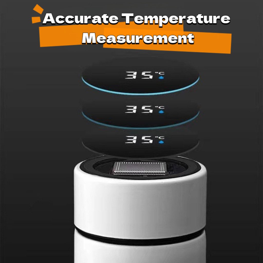 Wholesale Modern & Novelty 500ml Stainless Steel Vacuum Flask Smart Water Bottle for Everyday Casual Use
