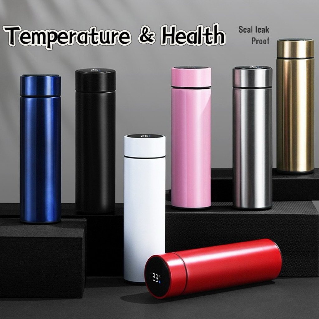 Wholesale Modern & Novelty 500ml Stainless Steel Vacuum Flask Smart Water Bottle for Everyday Casual Use