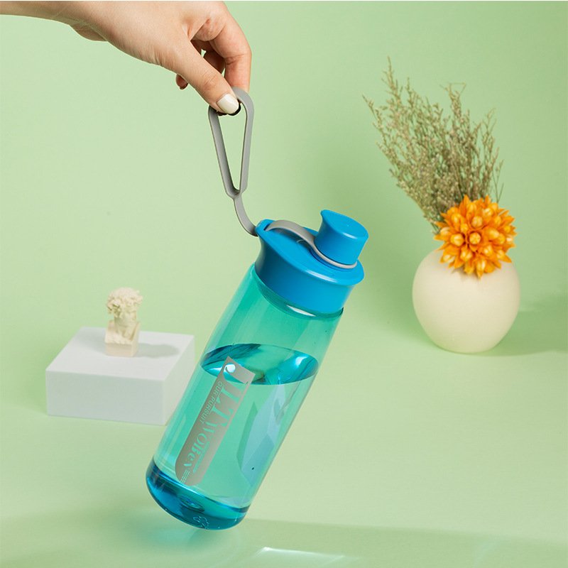 hard-sided plastic premium filtering water bottle plastic water bottle green plastic water bottle