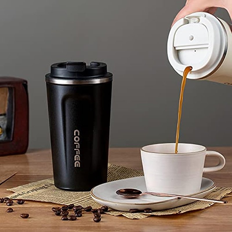 Double Stainless Steel Coffee Thermos Mug 380 510ml Multi Purpose Portable Cup Waterproof Car Travel Thermos Mug