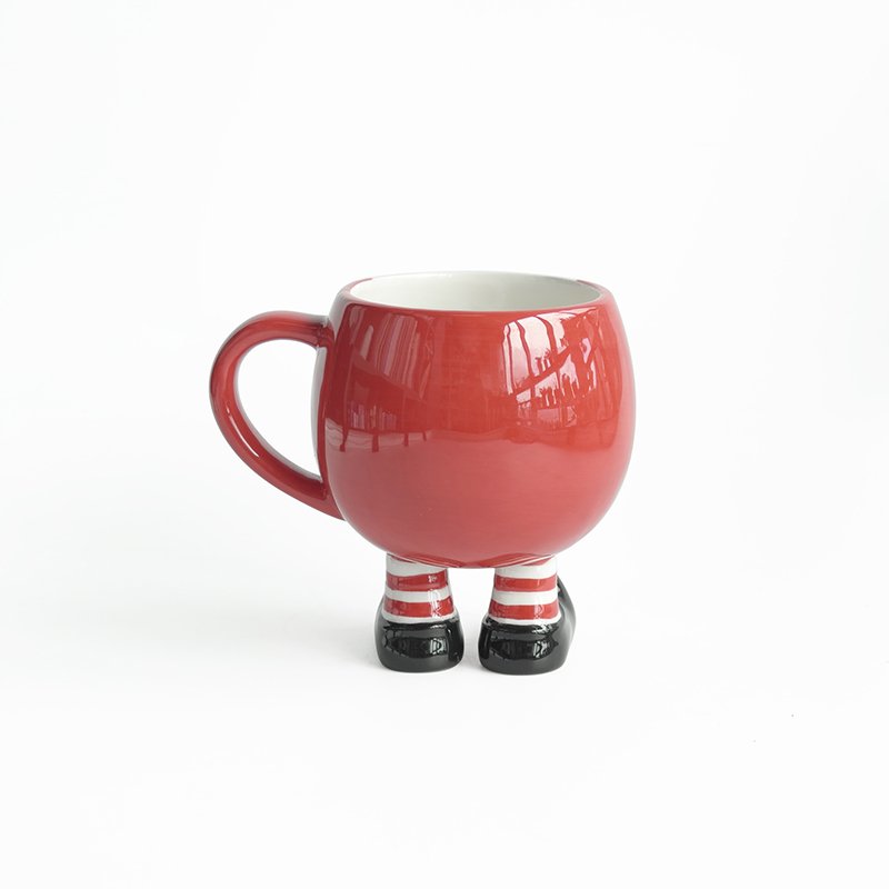 Wholesale Ceramic Mugs Kids Gifts Milk Cup Dolomite Ceramic Christmas Coffee Mug for Festival