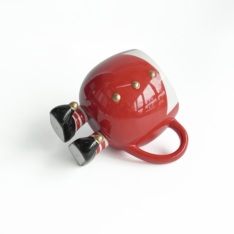 Wholesale Ceramic Mugs Kids Gifts Milk Cup Dolomite Ceramic Christmas Coffee Mug for Festival