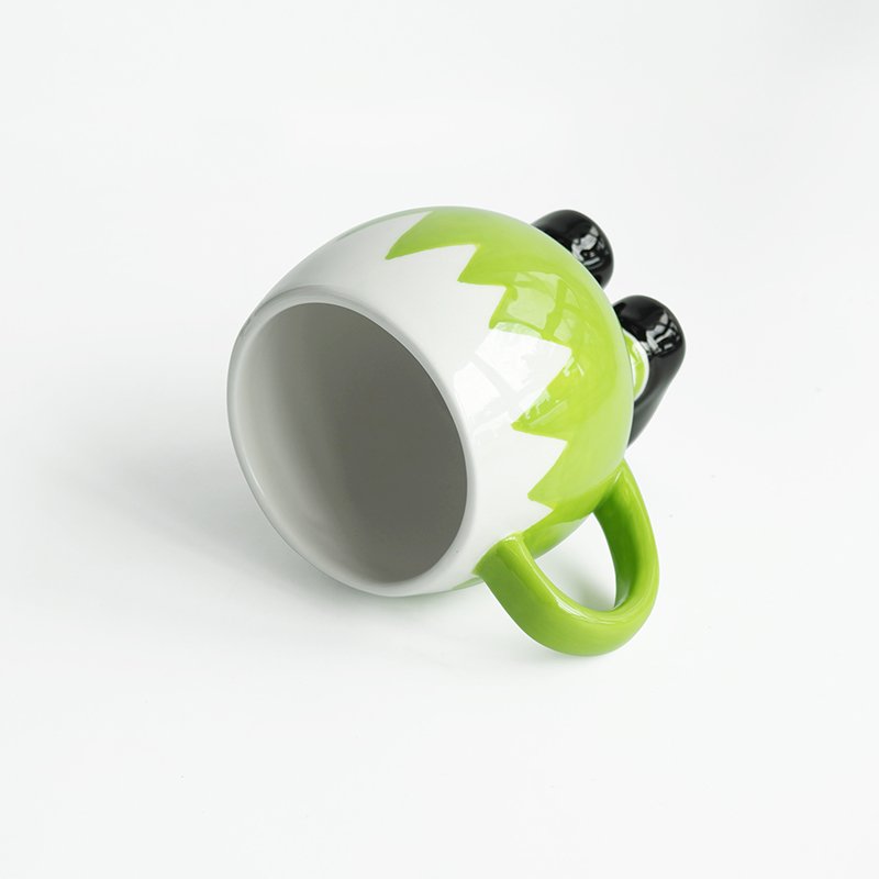 Wholesale Ceramic Mugs Kids Gifts Milk Cup Dolomite Ceramic Christmas Coffee Mug for Festival
