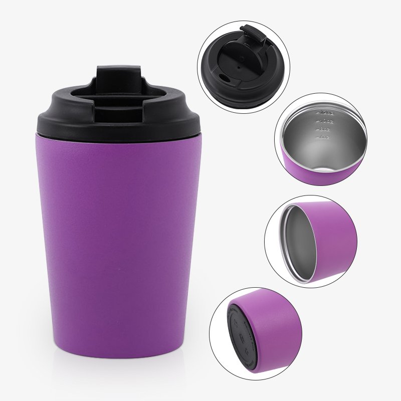 Custom Logo 304 stainless steel gift Thermo cup creative simple car business vacuum 360ml coffee cup portable travel coffee mug