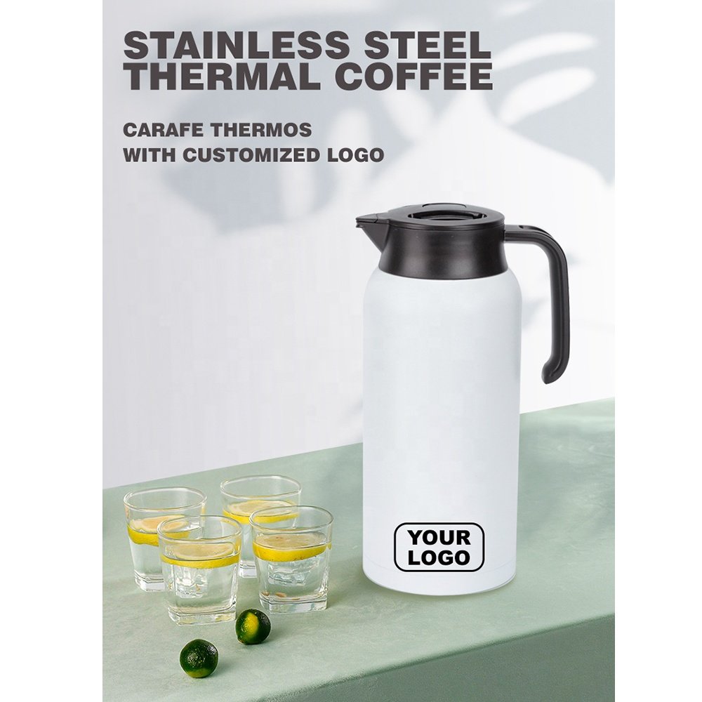Outdoor camping double stainless steel luxury thermos vacuum flask coffee pots & carafes