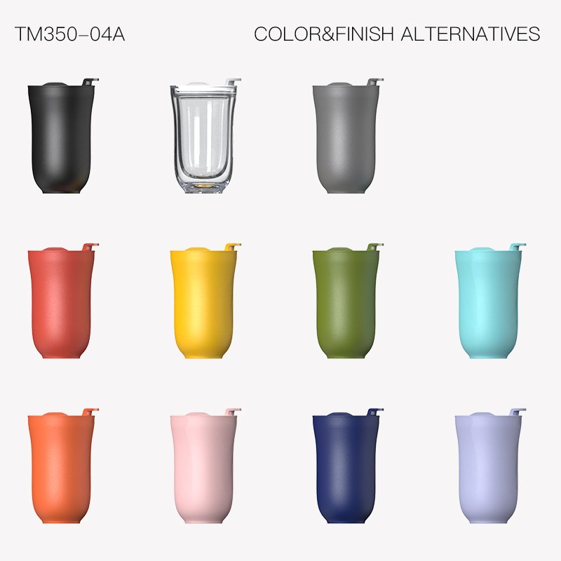 DHPO Ceramic Coffee Mug Reusable Insulated Coffee Cups with Stainless steel Infuser Lids To Go Mug Cute Travel Mugs