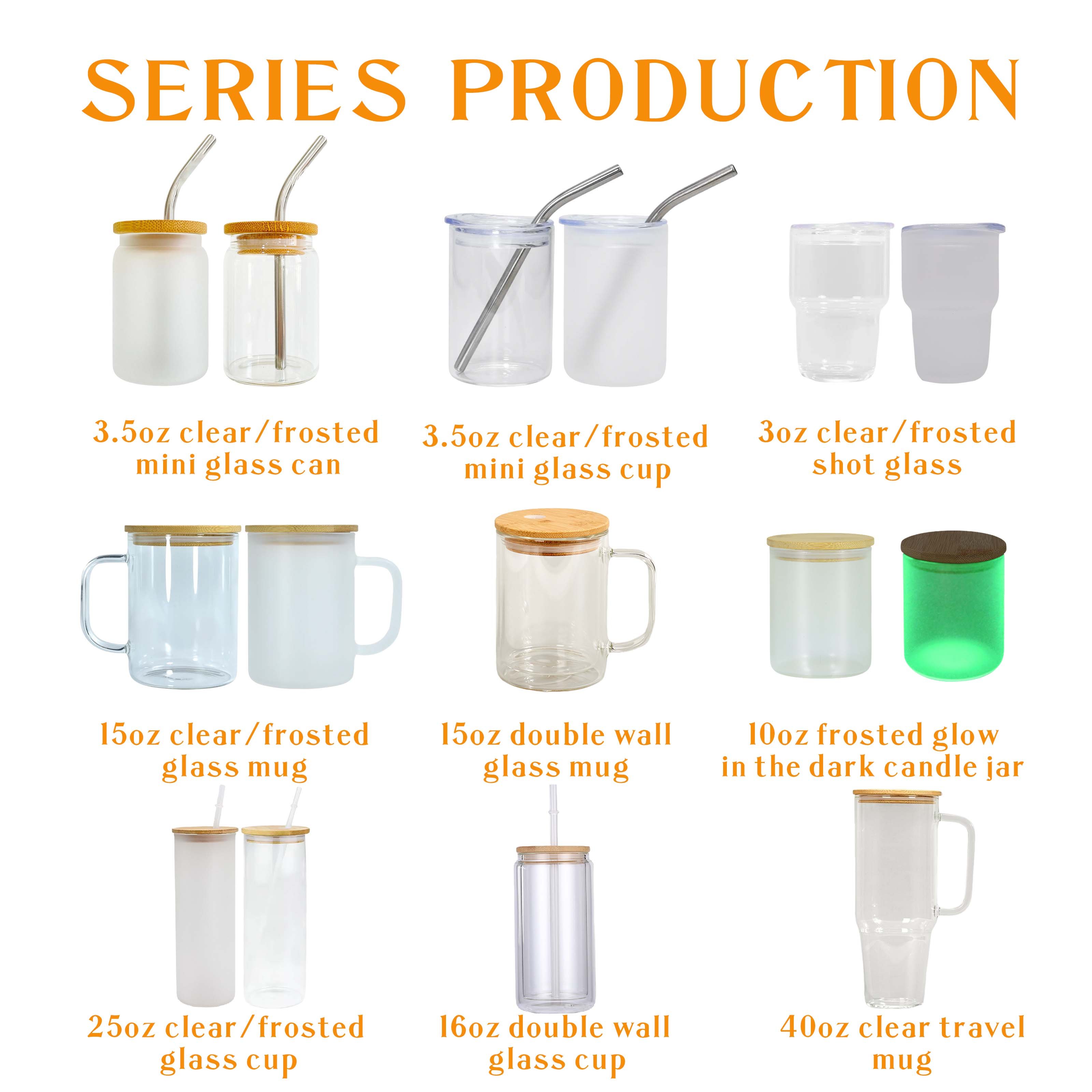 New Products 16oz Funny Chunky Travel Frosted Sublimation Blank Beer Stein Mugs Glass Mug Cup Custom with Handle